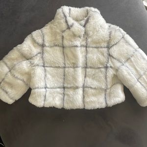 Janie and Jack Faux Fur Coat 2t